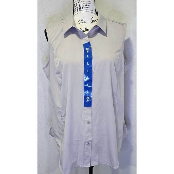 Eddie Bauer Women's Breathable Sleeveless Tech Shirt Gray Size Large NWT - Picture 2 of 10